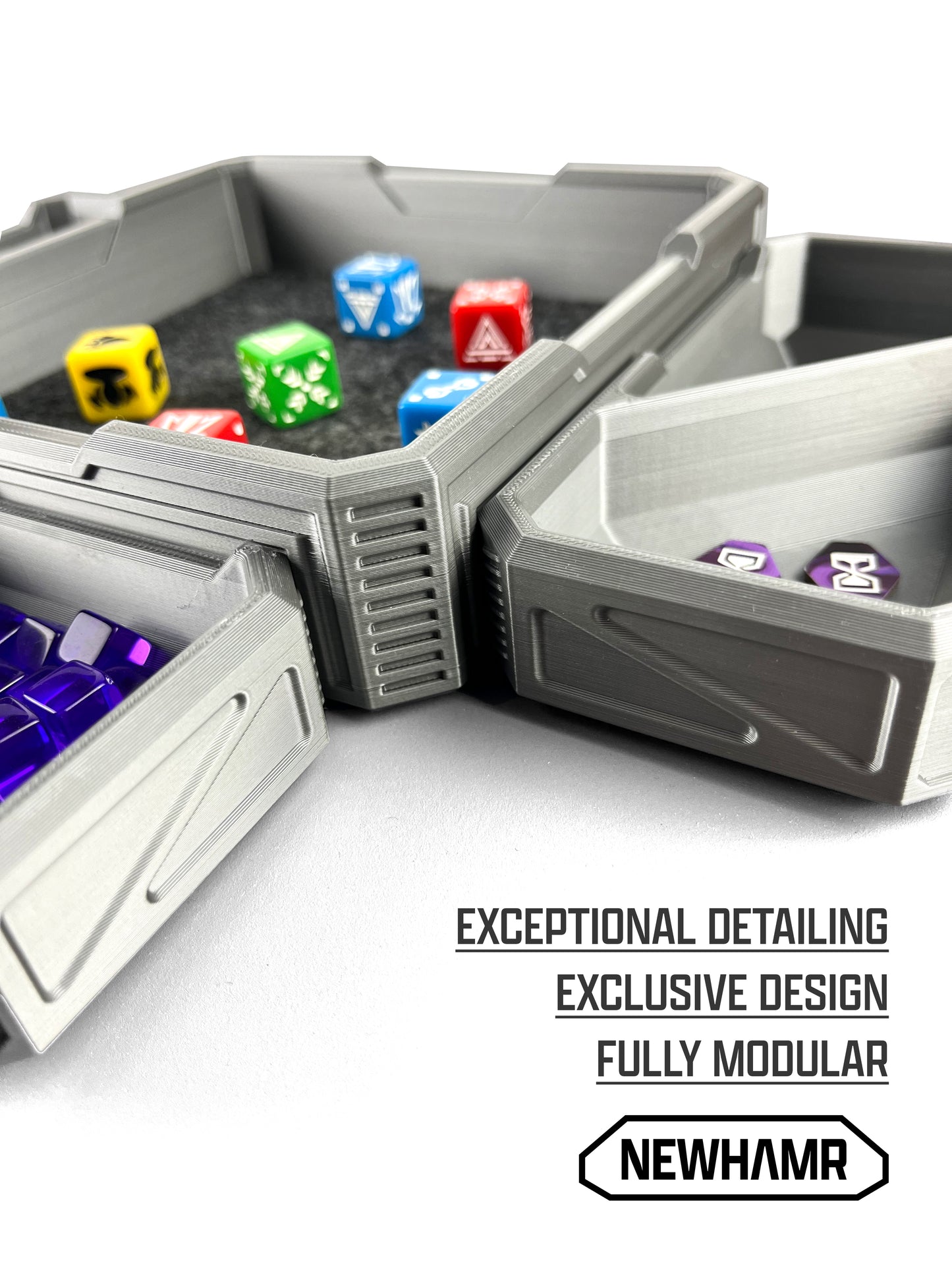 Titan Modular Dice Tray System for Tabletop Gaming